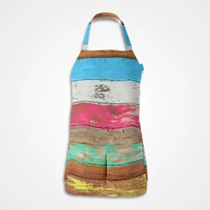 Pastel Watercolour Stripes Apron