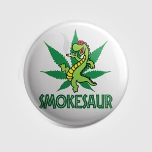 Smoke Saur Weed Badge