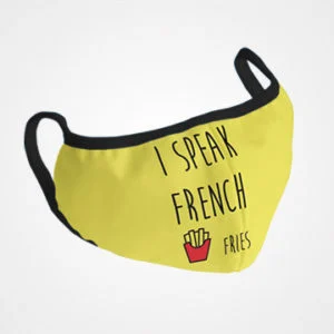 I Speak French Fries Masks Face Mask