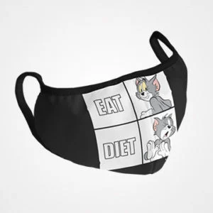 Eat Diet Tom And Jerry Masks Face Mask