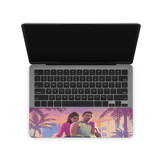 GTA Six Purple Laptop Skin
