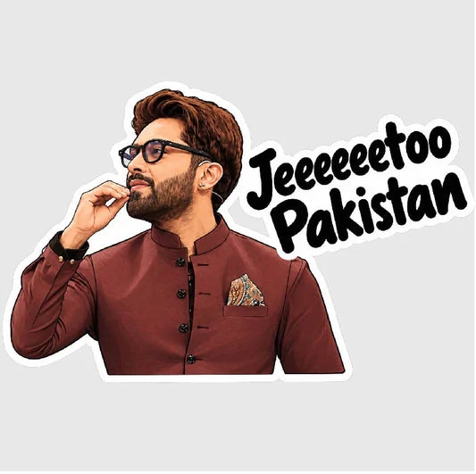 Jeeto Pakistan Fahad Mustafa Sticker