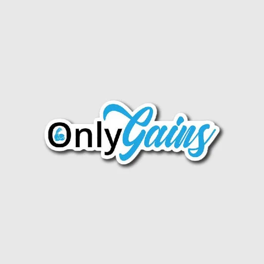 Only Guys Logo Parody Sticker