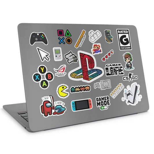 Gamer Sticker Pack Laptop Top Sticker Set Sticker