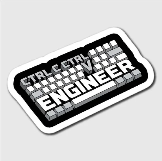 Engineer Keyboard Sticker