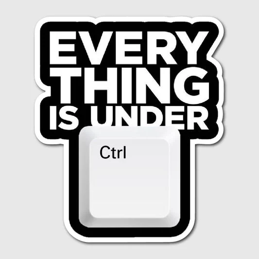 Everything Is Under Control Key Sticker