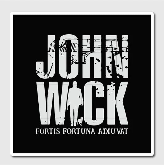 John Wick Fortis Fortuna Adiuvat Sticker