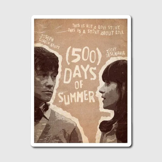 500 Days Of Summer Print Sticker