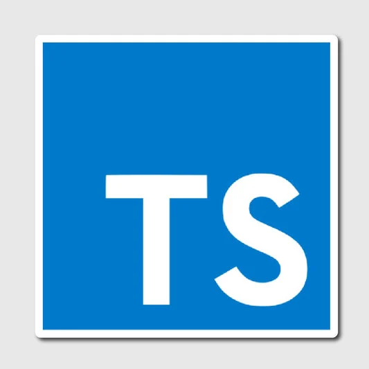 TypeScript Logo Sticker
