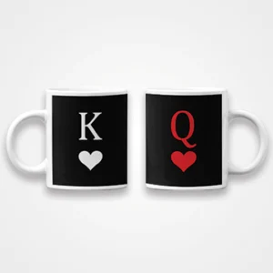 King And Queen Couple Mug Design 001