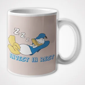 Invest In Rest Donald Duck Mug