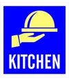 Kitchen Room Label Sign
