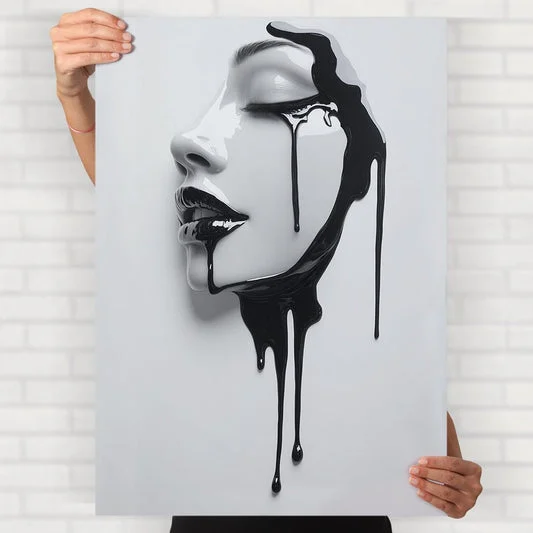 Abstract Woman Art Poster