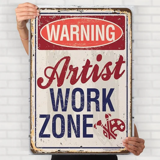 Artist Work Zone Poster