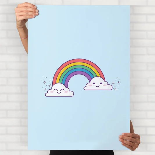 Cute Rainbow Poster