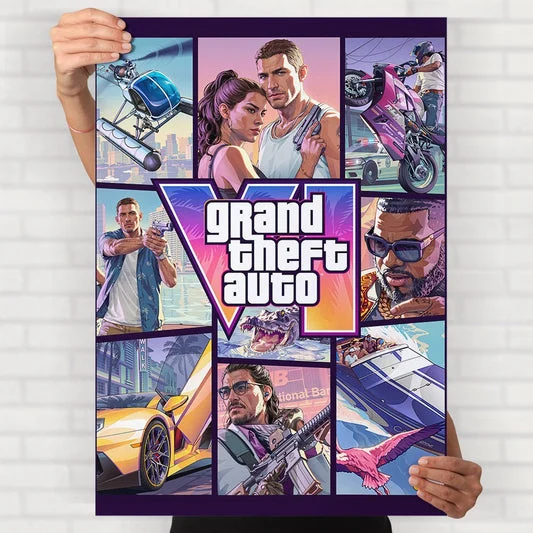 GTA 6 Cover Art Poster