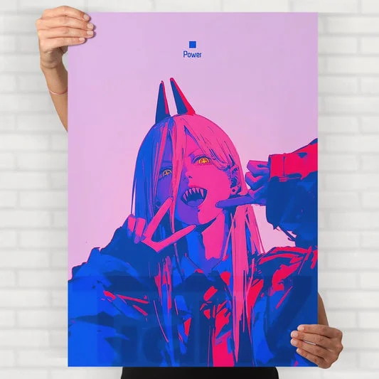 Power Poster Chainsaw Man Wall Art Poster