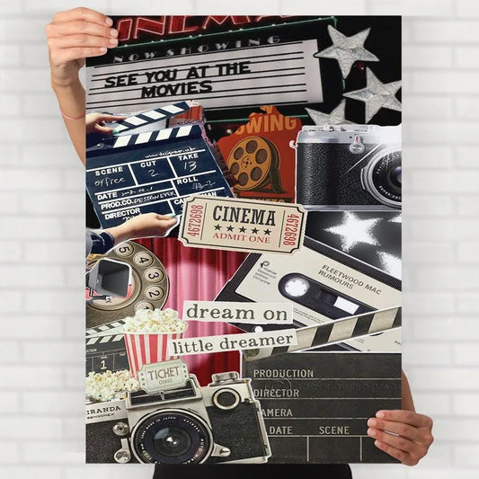 Random Movie Stickers Poster