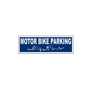 Motor Bike Parking Sign
