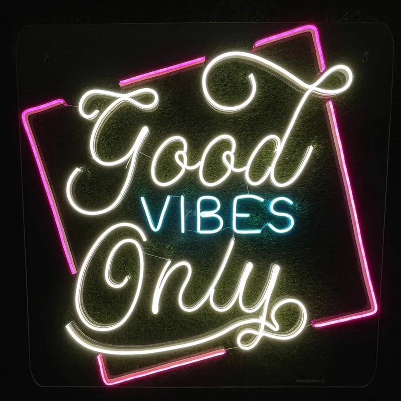 Good Vibes Only Neon Sign