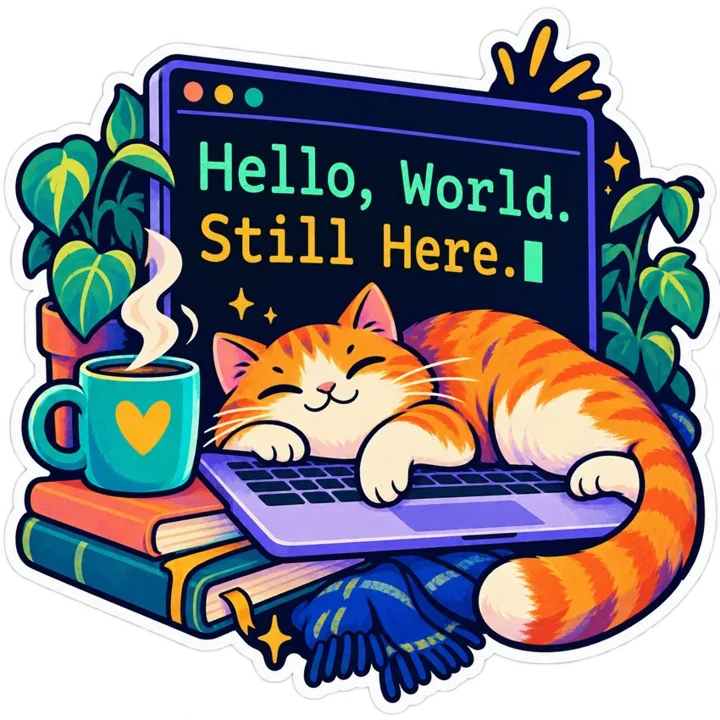 Hello, World. Still Here.