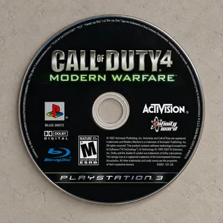 Call Of Duty Modern Warfare Disc Wall Art Acrylic Decor