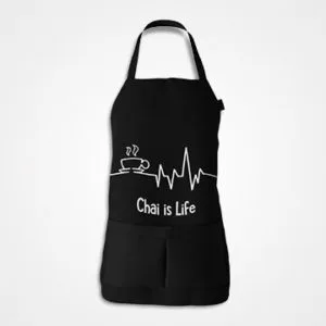 Chai Is Life Heartbeat Apron