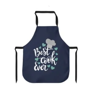 Best Cook Ever Navy Apron