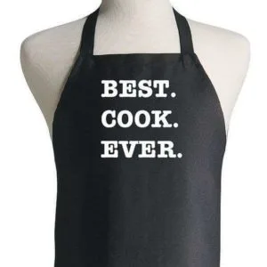 Best Cook Ever Black Apron