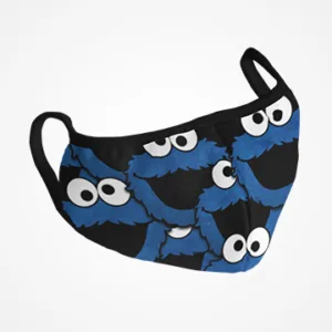 Cookie Monster Collage Masks Face Mask