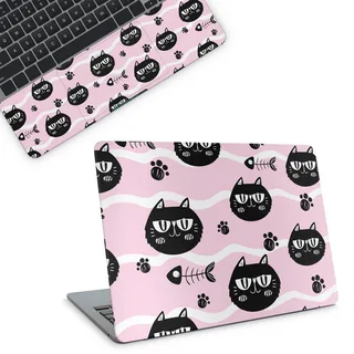 Girly Cat Laptop Skin