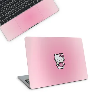 Hello Kitty Pink Top And Laptop Skin