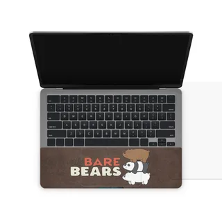 We Bare Bears Brown Laptop Skin