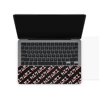 Anime Eyes Red Black Laptop Skin