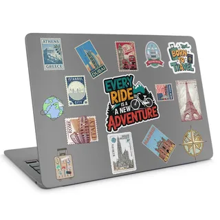 Journy Stamp Sticker Pack Laptop Top Sticker Set Sticker