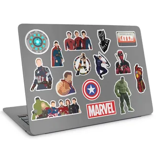 Marvel Stickers Pack Laptop Top Sticker Set Sticker