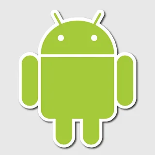 Android Green Robot Logo Sticker