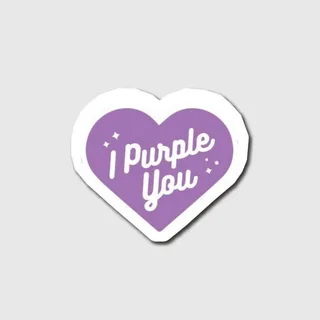 Purple Heart Sticker