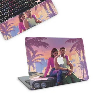 GTA Six Purple Top And Interior MacBook Skin
