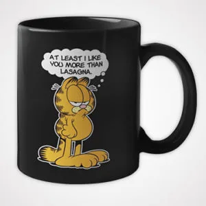 At Least I Like You More Than Lasagna Valentines Day Mug