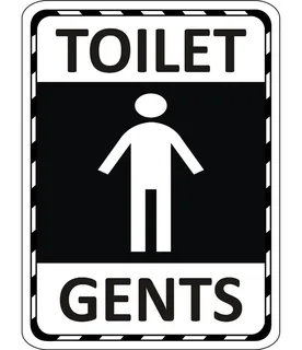 Gents Toilet Sign