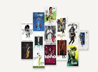 Cricket Legends Posters Set X13 A5 Poster Set Poster
