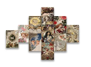 Light Fantasy Poster Set X10 A5 Poster Set Poster