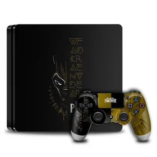 Black Panther Wakanda Forever Gold PS4 Skin - product image