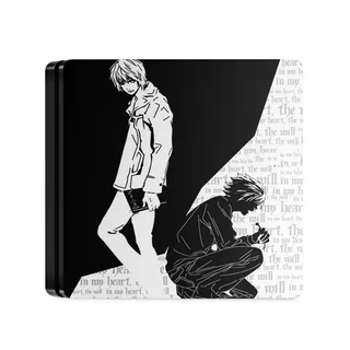Anime Boy Monochrome Lettering PS4 Skin - Additional