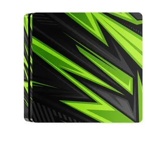 Green Black Sharp Geometric PS4 Skin