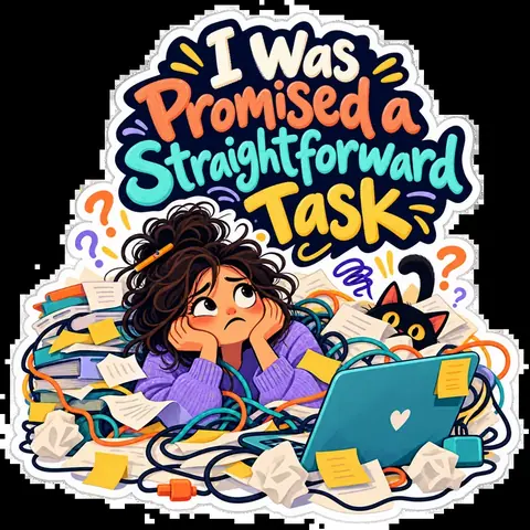 I Was Promised a Straightforward Task