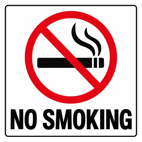 Classic No Smoking sign