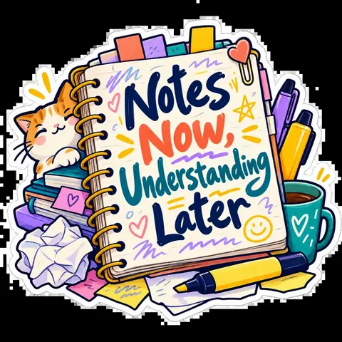 Notes Now, Understanding Later