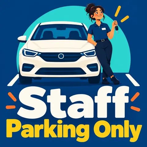 Staff Parking Only